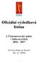 Oficiální výsledková listina. I. Českomoravský pohár v běhu na lyžích