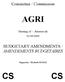 Committee / Commission AGRI. Meeting of / Réunion du 01/09/2009 BUDGETARY AMENDMENTS / AMENDEMENTS BUDGÉTAIRES. Rapporteur: Elisabeth JEGGLE