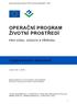 OPERAČNÍ PROGRAM ŽIVOTNÍ PROSTŘEDÍ