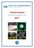Výroční zpráva. o činnosti a hospodaření za rok