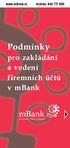 mlinka: Podmínky pro zakládání a vedení firemních účtů v mbank maximum výhod a pohodlí