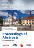 26. DTZ th National Conference on Heat Treatment. Hotel Gustav Mahler JIHLAVA, CZECH REPUBLIC. Proceedings of Abstracts