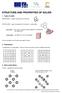 STRUCTURE AND PROPERTIES OF SOLIDS