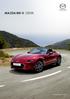 MAZDA MX-5 CENÍK PLATNOST OD