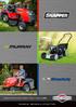 katalog zahradní techniky Snapper / Murray / Simplicity 2019 MADE BY BRIGGS & STRATTON