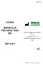 CZ/RO/DE 1/12 CHORUS. BORDETELLA PERTUSSIS TOXIN IgG. DIESSE Diagnostica Senese S.p.A. Via delle Rose, Monteriggioni (Siena) Italy REF 81272