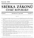 CÏ ESKEÂ REPUBLIKY OBSAH: pod cï. 64/1987 Sb. textilnõâch vyârobkuê zcï eskeâ republiky do Kanady