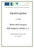 Výroční zpráva. Místní akční skupina Mikroregionu Telčsko, o. s. za rok Náměstí Zachariáše z Hradce 4, Telč IČO: