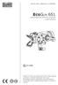 EcoGun 651 II 2 GX. automatická stříkací pistole vysokotlaká NÁVOD PRO OBSLUHU A ÚDRŽBU. Zařízení je určeno pro profesionální použití.