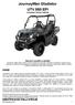 JourneyMan Gladiator UTV 550 EFI Universal Terrain Vehicle