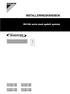 INSTALLERINGSHÅNDBOK. R410A serie med opdelt system FDXS25E7VMB FDXS35E7VMB FDKS25E7VMB FDKS35E7VMB FDXS50C7VMB FDXS60C7VMB FDKS50C7VMB FDKS60C7VMB