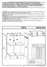 MONTAGEANLEITUNG, INSTRUCTIONS DE MONTAGE, THE ASSEMBLY MANUAL, INSTRUKCIJA MONTAŽE, SZERELÉSI UTASITÁS, INSTRUCÞIUNI DE MONTAJ,