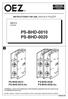 PS-BHD-0010 PS-BHD-0020