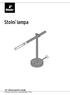 Stolní lampa. Návod k použití a záruka Tchibo GmbH D Hamburg 91593FV05X03VIIZAMIT