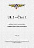 UL 2 Část I. Požadavky letové způsobilosti SLZ Ultralehké letouny řízené aerodynamicky. Vydání