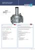 MVS/1 POJISTNÝ VENTIL TYP MVS/1 RELIEF VALVE TYPE MVS/1 II 2G - II 2D MADAS-07 POPIS DESCRIPTION