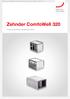 Designové radiátory Komfortní větrání Stropní systémy pro vytápění a chlazení Zařízení pro čištění vzduchu Zehnder ComfoWell 320