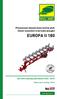EUROPA II 180. Polonesený oboustranný otočný pluh (Semi-mounted reversible plough) Servisní katalog náhradních dílů / 2016
