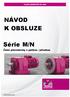 YILMAZ REDÜKTÖR ISO 9001 NÁVOD K OBSLUZE. Série M/N. Čelní převodovky s patkou / přírubou OIMCE