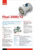 Fluxi 2000/TZ. Turbínový plynoměr