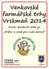 Venkovské farmářské trhy Vrskmaň 2014