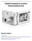 Digitální fotoaparát se zoomem Kodak EasyShare-One Návod k obsluze