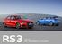 RS3. Ceník RS3 Sportback / Limuzína
