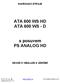 ATA 600 WS HD ATA 600 WS - D