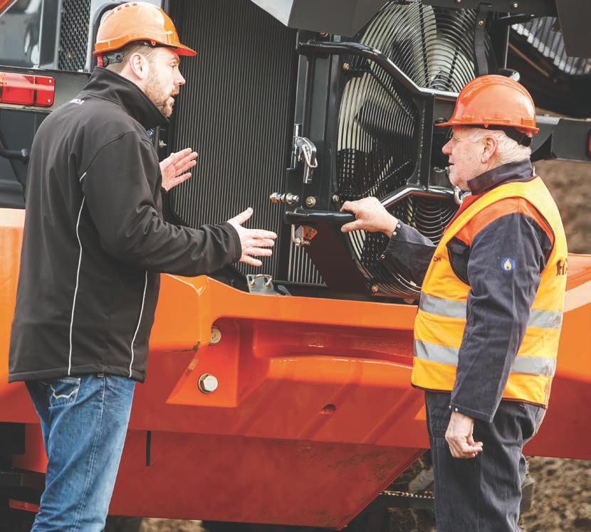 Global e-service Technická podpora Náhradní díly Hitachi Rozšířená záruka a servisní smlouvy Každý nový stroj modelu Hitachi ZW-6 je chráněn kompletní zárukou