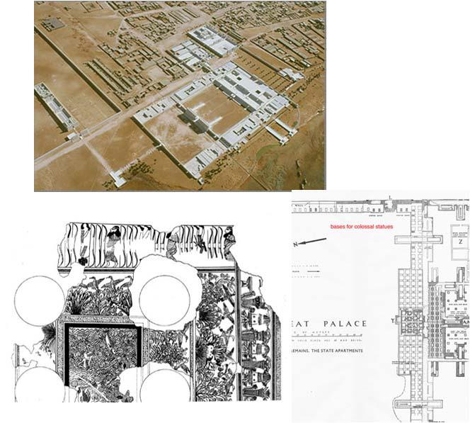 ACHETATON, CENTRÁLNÍ MĚSTO KRÁLOVSKÉ REZIDENCE: MALKATA Rezidenční palác Amenhotepa