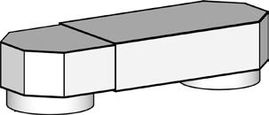 1000 C, průřez dle DIN Roztažitelný od 630 do 800 mm (vnější/vnější) max.