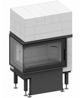 externího vzduchu Ø 150 mm s klapkou Včetně montážních sponek, klínů a tmelu BRULA, se  BRULA Topeniště Komplett, Typ D plus 90 L 106 150 Kč Kód: 2288/S:1042439 Včetně dvířek GT-A 90 levé s