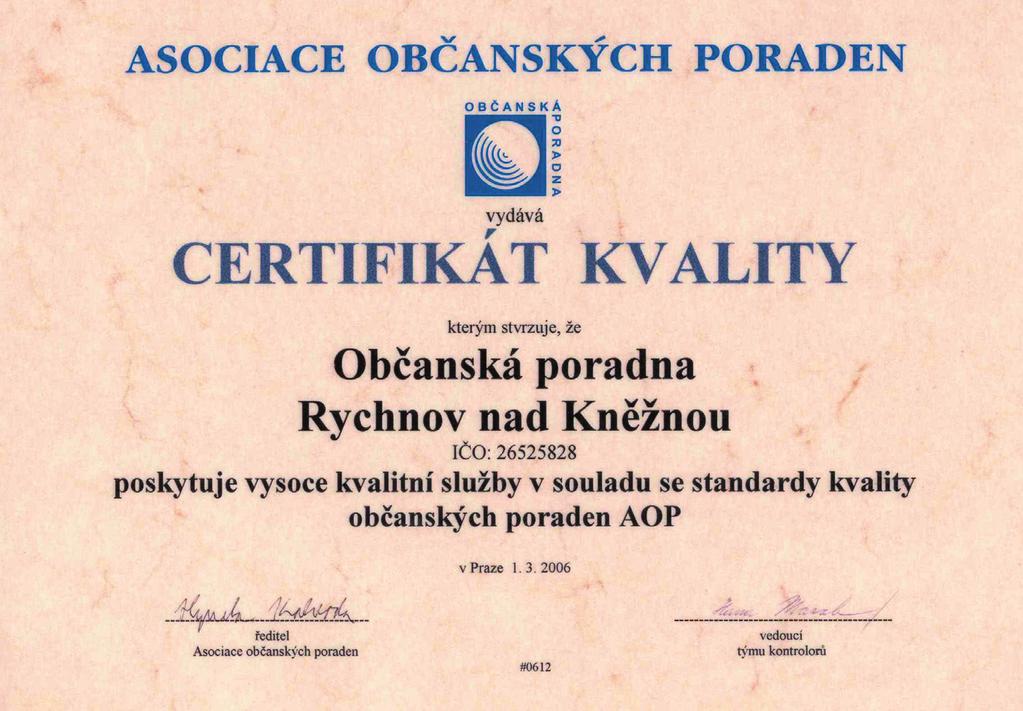 Občanské sdružení Agapé Se sídlem: Českých bratří 10 517 43 Potštejn Změny sídla a názvu od r. 2007 AGAPÉ, o. s. Panská 1492 516 01 Rychnov nad Kněžnou registrace u MV ČR - VS/1-1/46481/01-R dne 20.