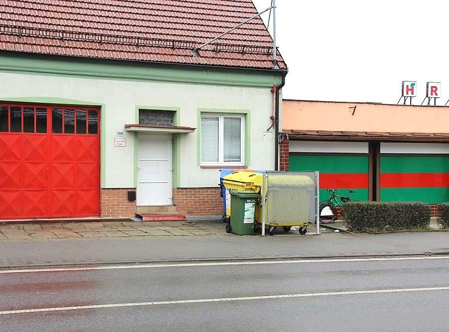 Přesun kontejnerového stání na ulici Pivovarská - přesun