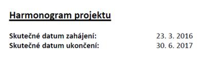 Nejčastější pochybení ve Zprávě o realizaci Nevyplnění všech povinných