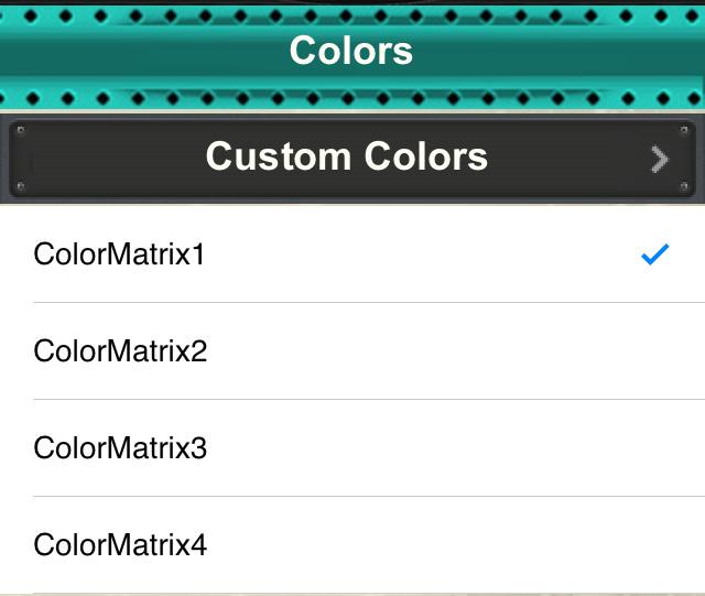 Návod Režim Custom Colors slouží k výběru individuální barvy, v rámci stupnice RGB.