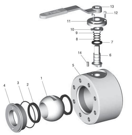 KULOVÝ KOHOUT PRO PLYN, MEZIPŘÍRUBOVÝ PN 63/100 BALL VALVE FOR GAS, WAFER TYPE PN 63/100 K85 171 563/5100 WK 4b Barva nátěru tělesa /Color of body paint žlutá /yellow Použití / Application Plynové