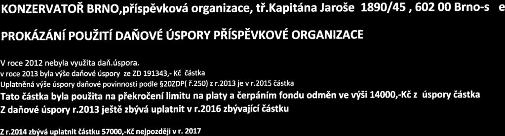 KONZERVATOŘ BRNO,příspěvková organizace, tř.