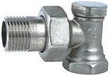 Radiátorový kohout přímý SAM 3/8" 1/2" 3/4" 1"