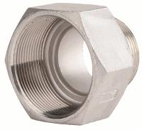 nerezová ocel A351 4408) AISI 316, teplota 25 C /+180 C Nerezová závitová redukce obrácená vnitřní/vnější závit NEREZ PN20, materiál: