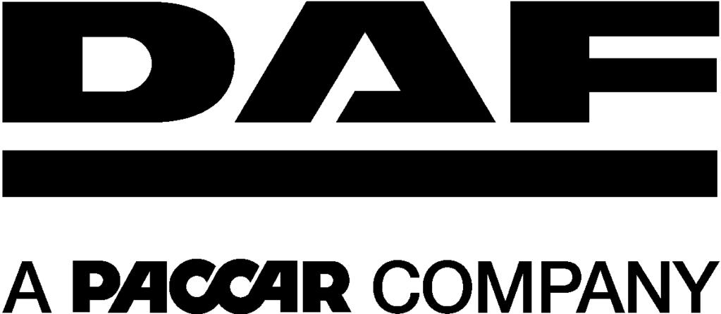 *) Ve všech zemích, kde je dostupný doplňkový balíček **) Maximálně až do 15 dnů Společnost DAF Trucks N.V. dceřiná společnost americké společnosti PACCAR Inc.