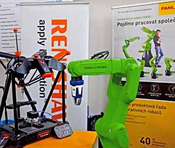 Předváděcí dny a semináře 49 Obr. 3: Robot obsluhuje zařízení Renishaw Equator Obr.