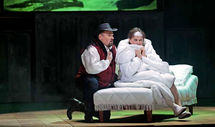 OPERA > PO PREMIÉŘE 1 Jaroslav Březina, Aleš Briscein 2 Marie Fajtová 3 Csaba Kotlár a Losers Cirque Company 4 Scéna s Opilci 5 Martin Šrejma a Josef Moravec Foto: D.