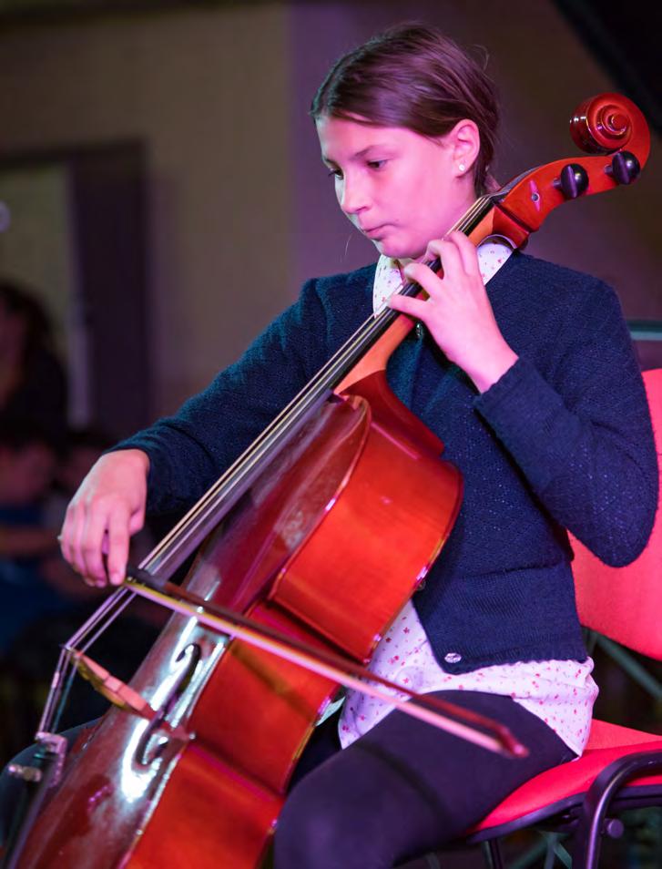 violoncello, kytary a flétny,