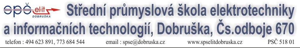 DOMOV MLÁDEŽE při SPŠel.it Dobruška, ul.