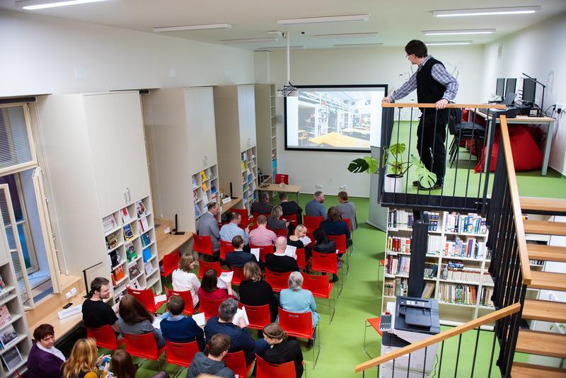 [11] Studovna při slavnostním otevření, 6. únor 2019 (zdroj: Flickr Pedagogická fakulta [12]) 2.