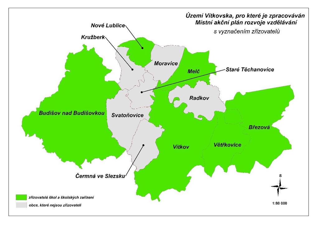 2017 Projekt Místní akční plán rozvoje vzdělávání na území Vítkovska CZ.02.