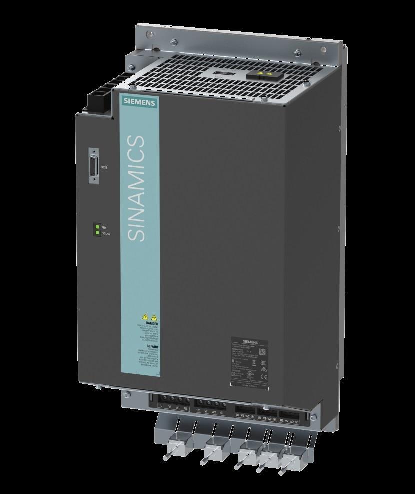 SINAMICS S120 Combi Bxx Kompaktní, robustní a výkonný Vlastnosti / funkce Větší výkon pro osu Z 3násobné přetížení s S120 Combi B02 Benefits Produktivní stroje Menší rozměry Několik děr Integrované