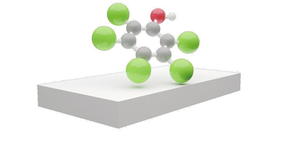 Eliminace chemikálií Elimination of chemical products Díky nové technologii přítomné v Krion Eco-Active je
