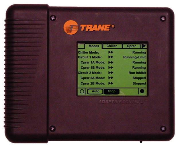 Špičková řídicí technologie Trane Adaptive Control TM : Tracer CH530 Vypínací bod STOP Teplota Tradiční vypnutí chladicí jednotky Trane Adaptive Control Čas Trvalé snižování spotřeby energie Vývoj